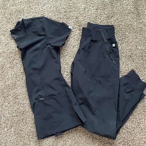 Cherokee Black Infinity Scrub Set XS/ SP